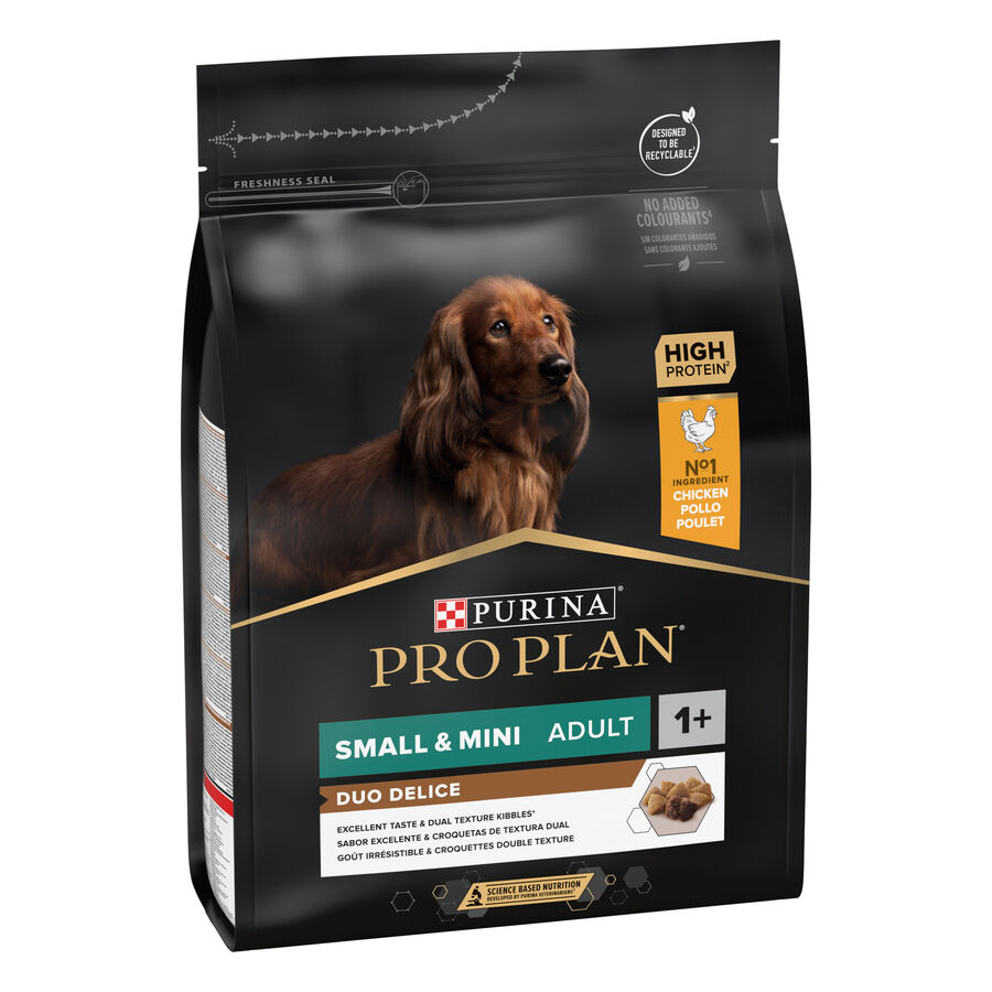 Pro Plan Small & Mini Adult Duo D&eacute;lice Pollo pienso para perros Imagem n&uacute;mero 1